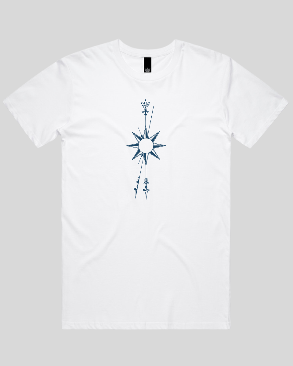 Vertical Compass Rose Men's T-Shirt