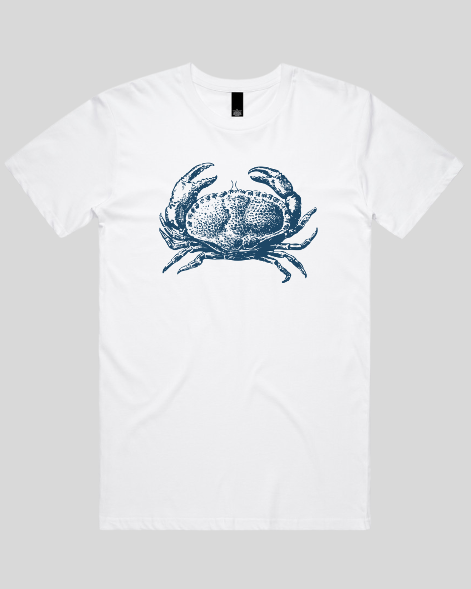 Vintage Coastal Crab Men's T-Shirt