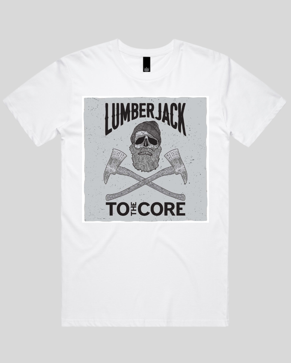 Lumberjack skull 4 Men's T-shirt