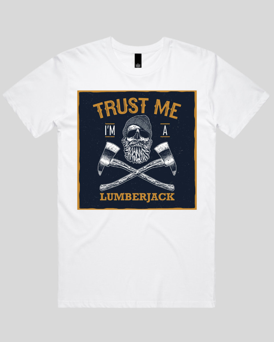 Lumberjack skull 1 Men's T-shirt