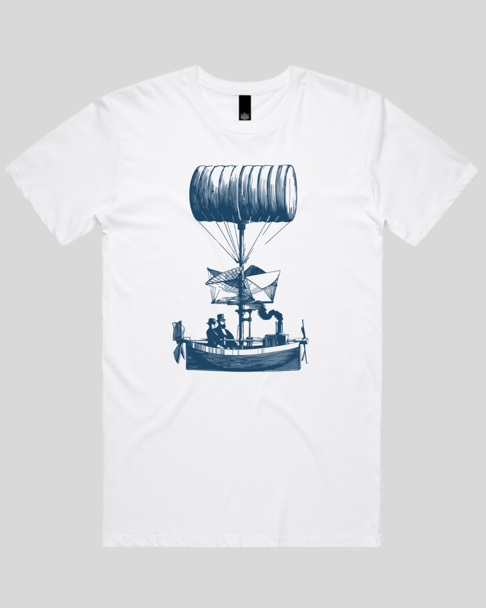 Antique Balloon Boat Men's T-Shirt