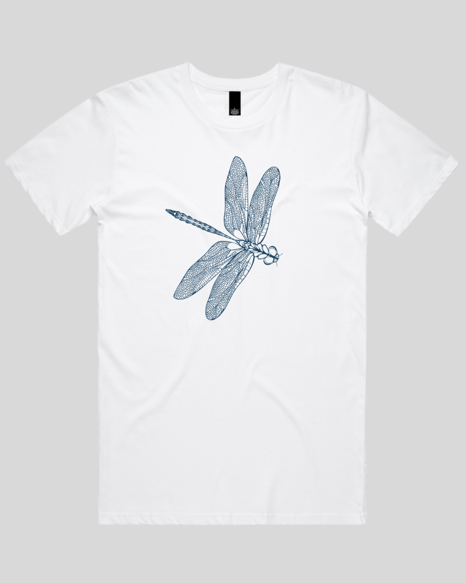 Botanical Dragonfly Art Men's T-Shirt