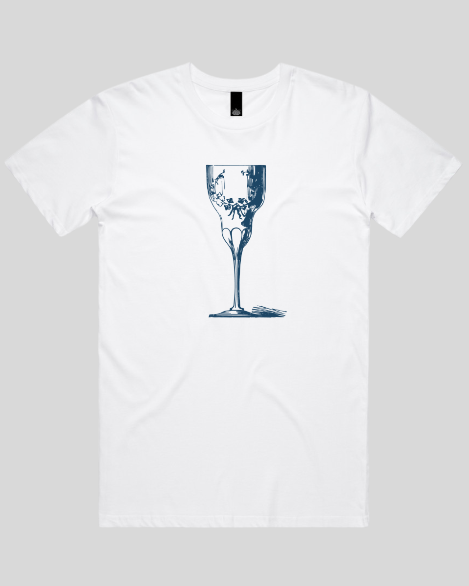Laced Vine Crystal Glass Men's T-Shirt