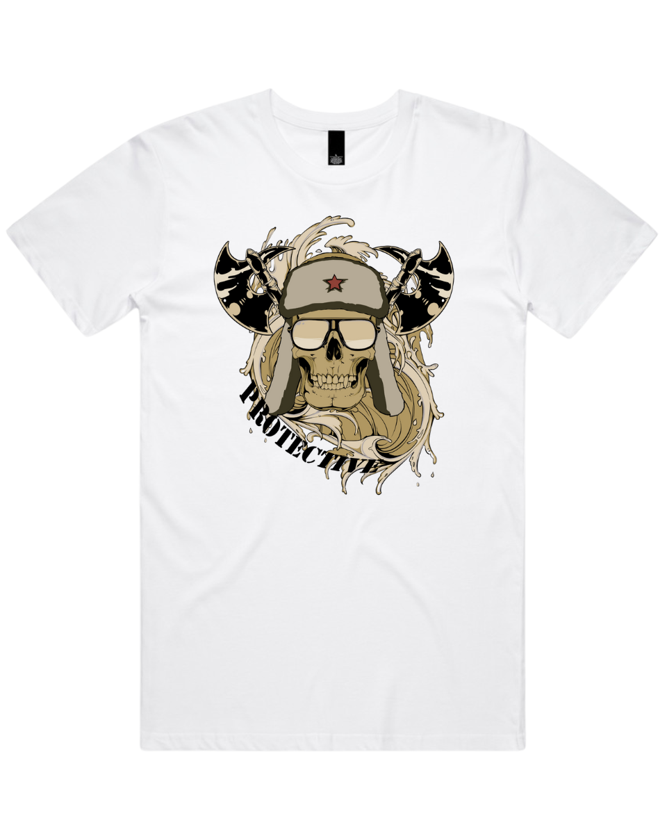 Proactive War Skull Men's T-Shirt