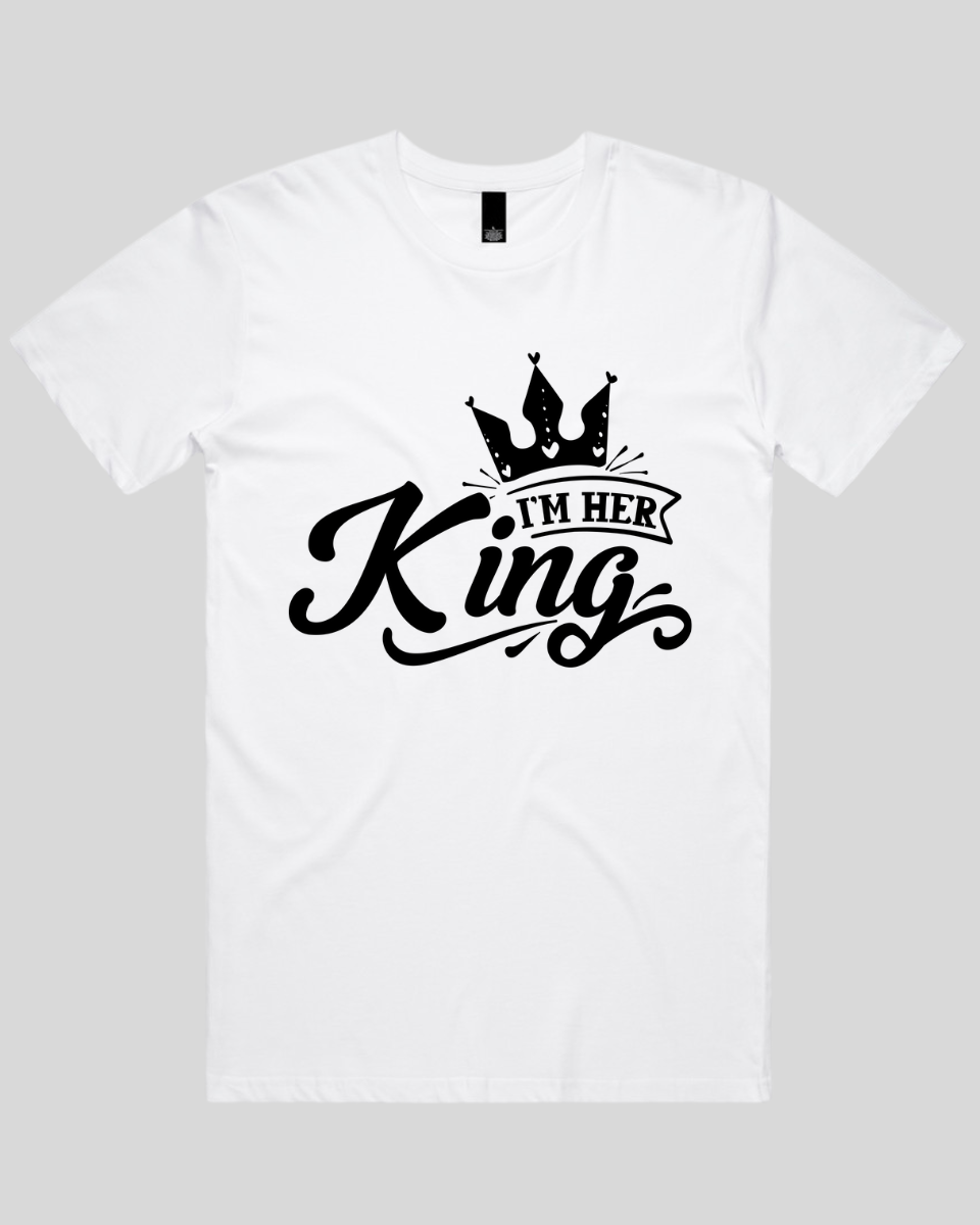 I'm her king Men's T-Shirt