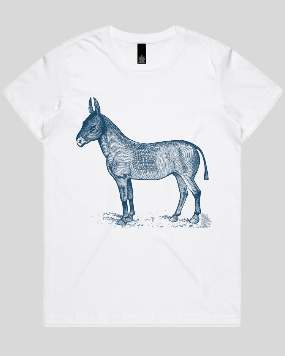 Donkey Drawing Women's T-Shirt
