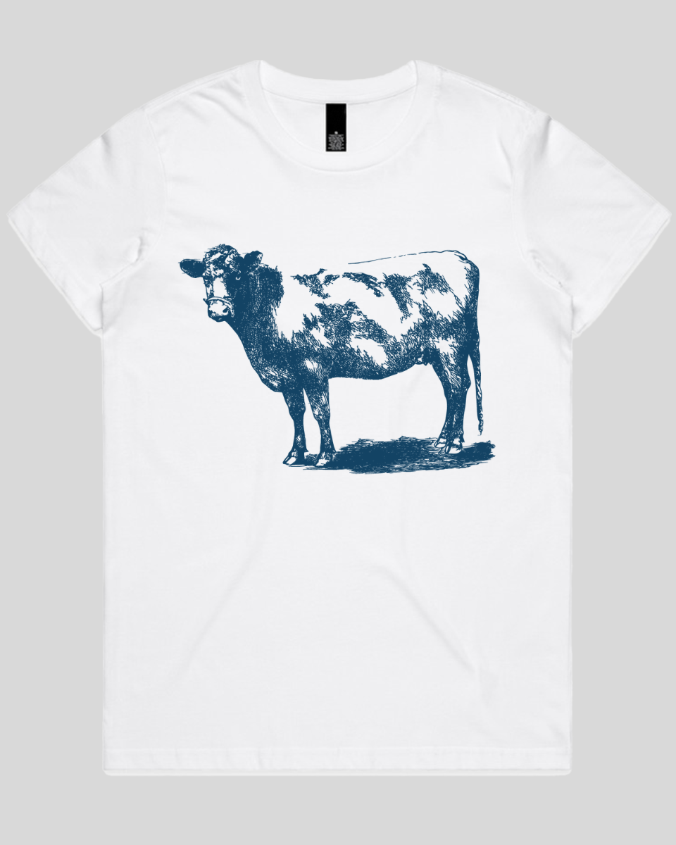 Vintage Farm Cow Women's T-Shirt