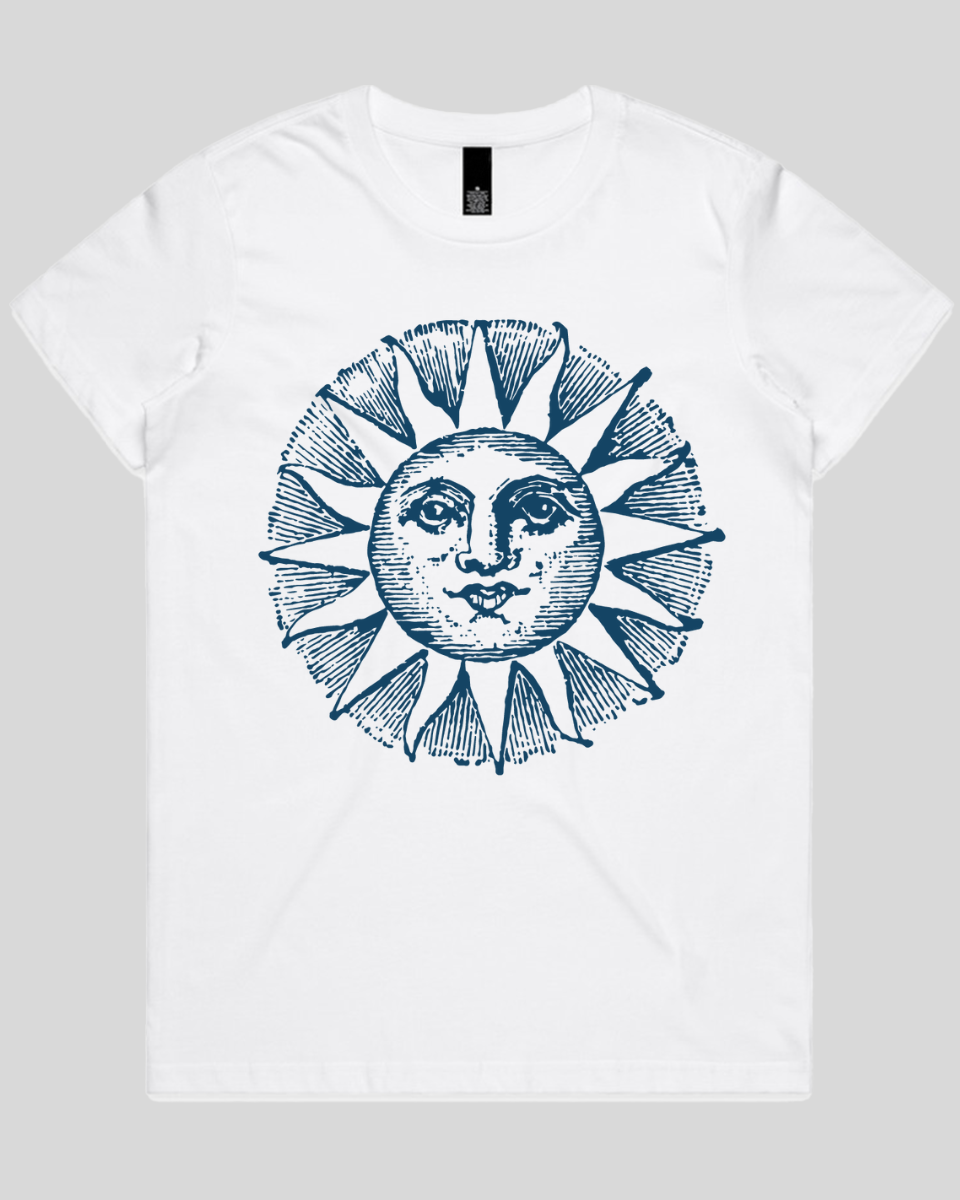 Celestial Sun Face Women's T-Shirt