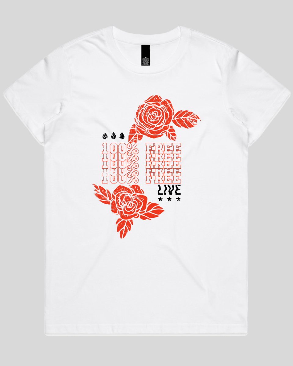 100% Free Bloom Women's T-Shirt