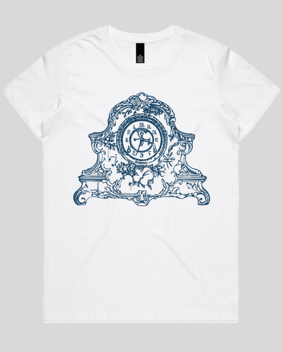 Antique Floral Clock Women's T-Shirt