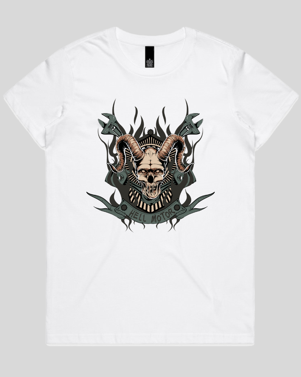 Hell Motor Syndicate Womens T-Shirt