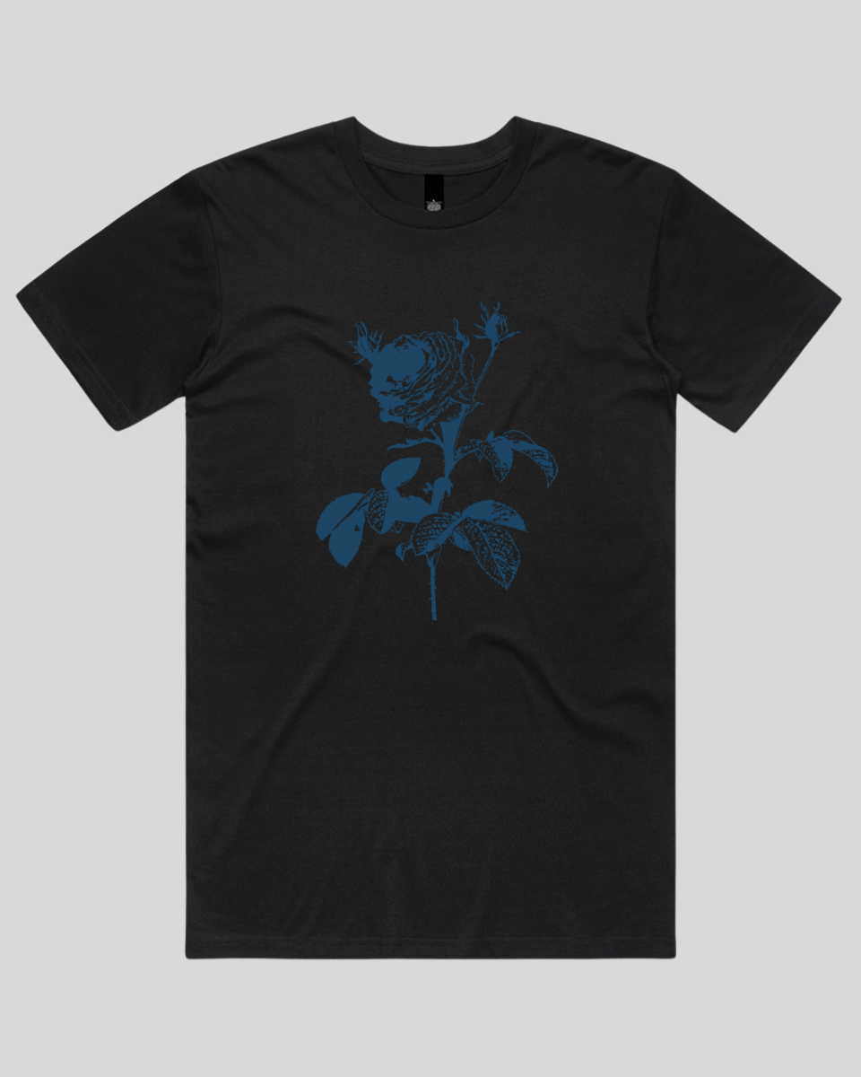 Dark Bloom Rose Men's T-Shirt