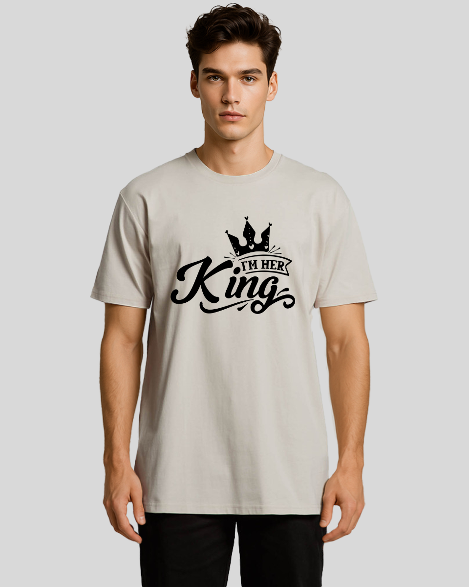 I'm her king Men's T-Shirt