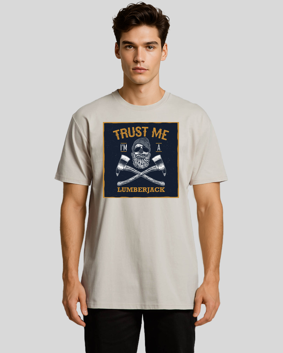 Lumberjack skull 1 Men's T-shirt