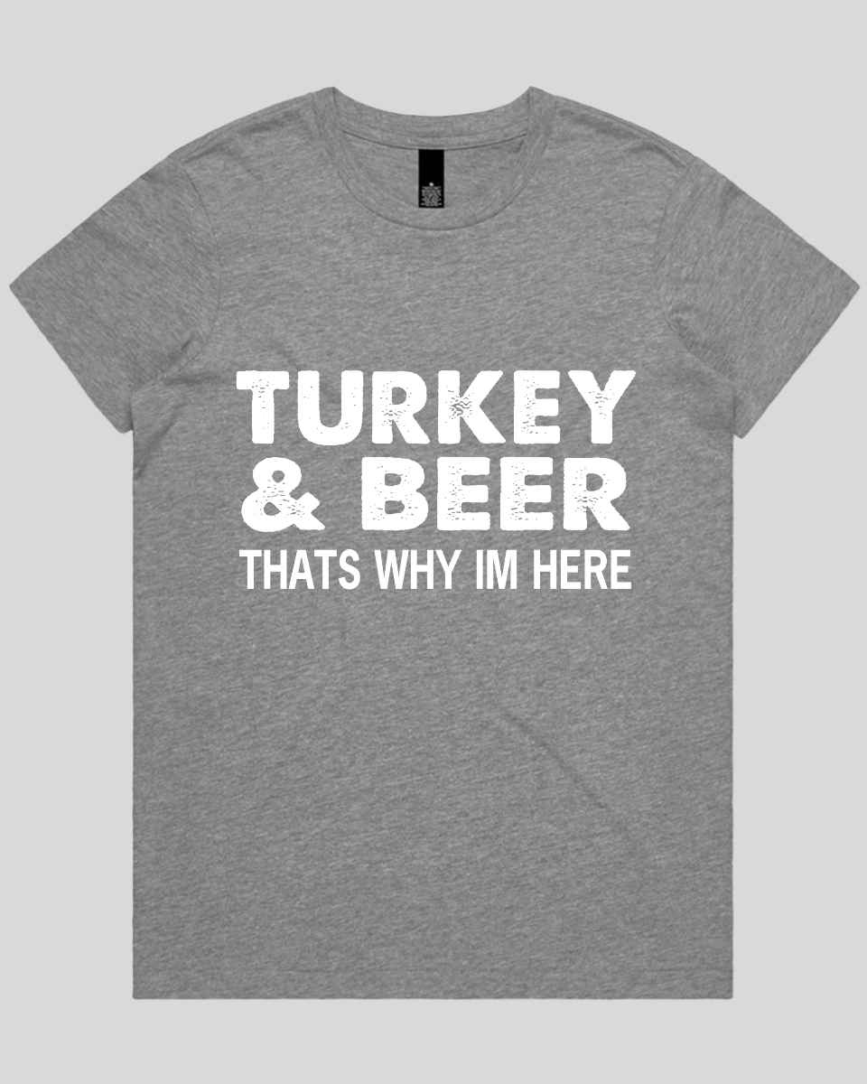 Turkey & Beer Women's T-Shirt