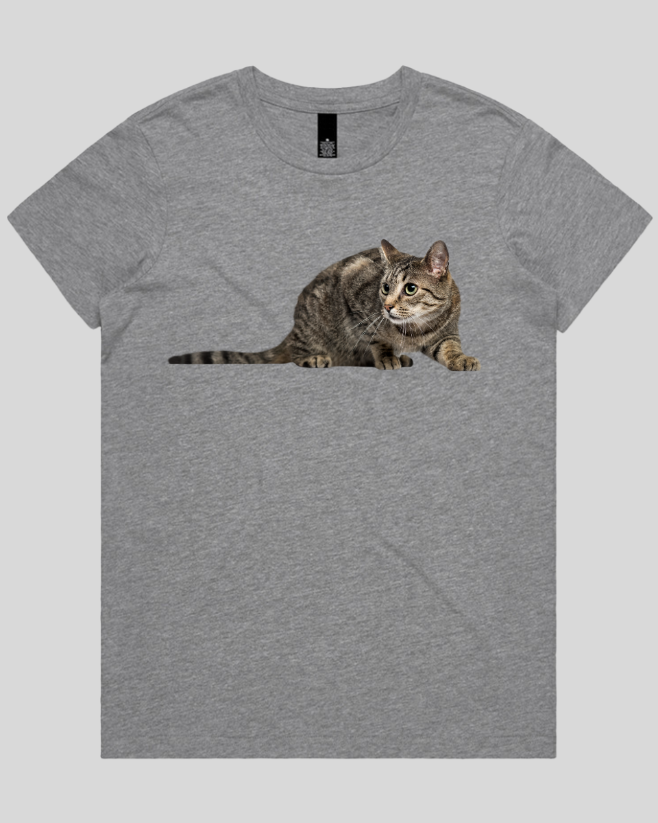 Stalking Cat Womens T-Shirt