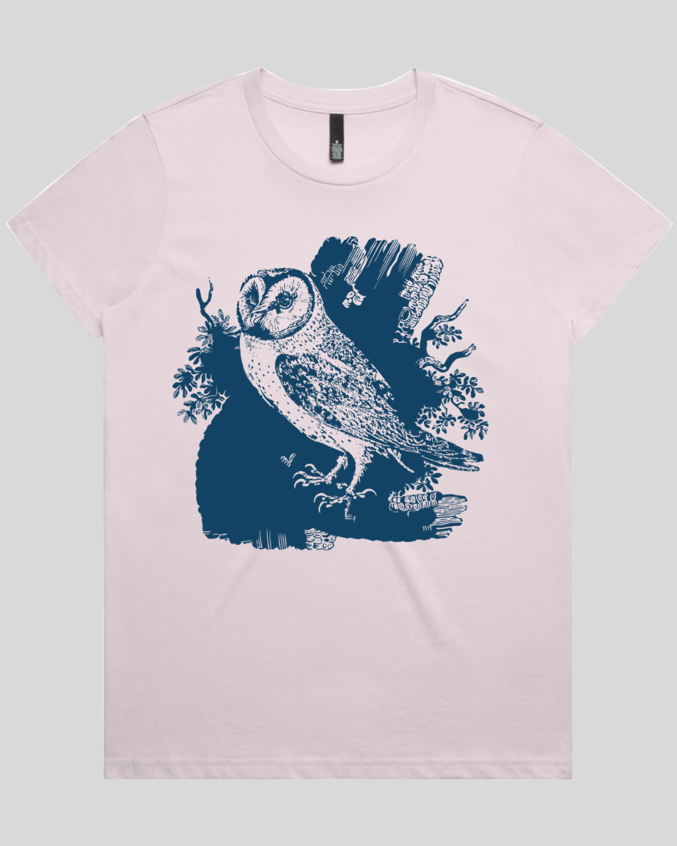 Perched Forest Owl Women's T-Shirt