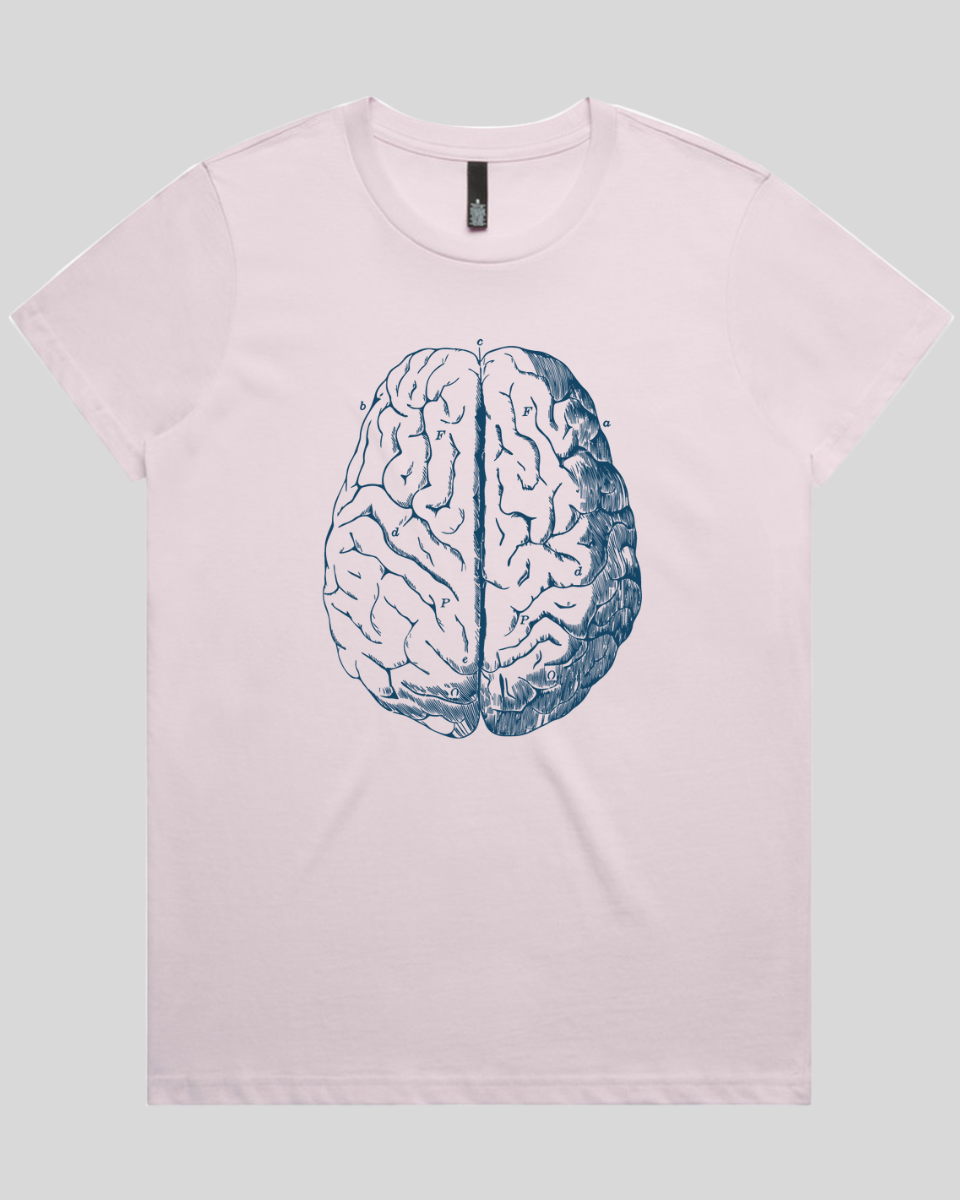 Vintage Brain Diagram Women's T-Shirt