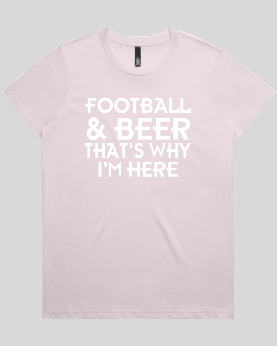 football & beer Women's T-Shirt