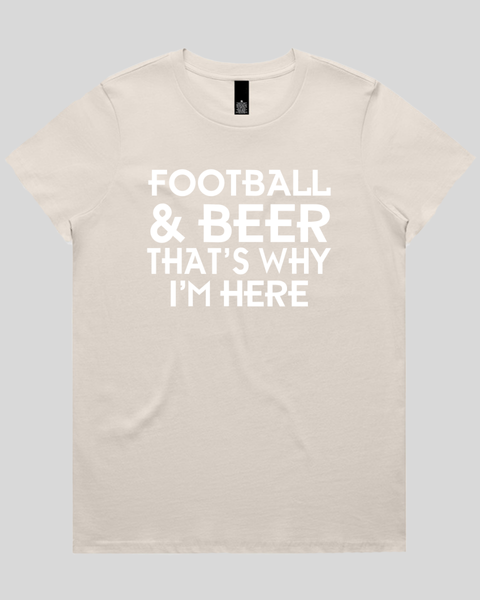 football & beer Women's T-Shirt