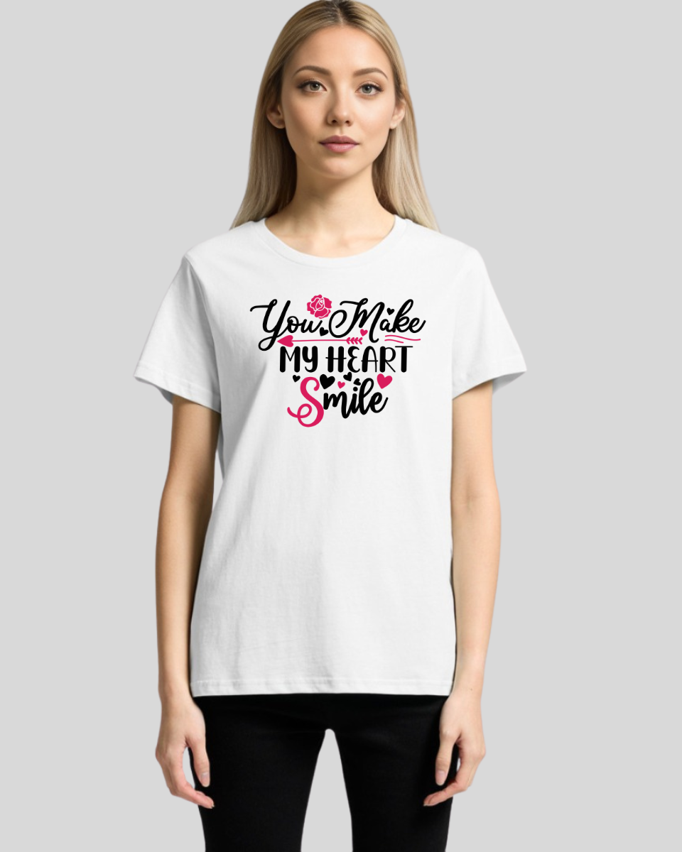 You Make My Heart Smile what Women's T-Shirt