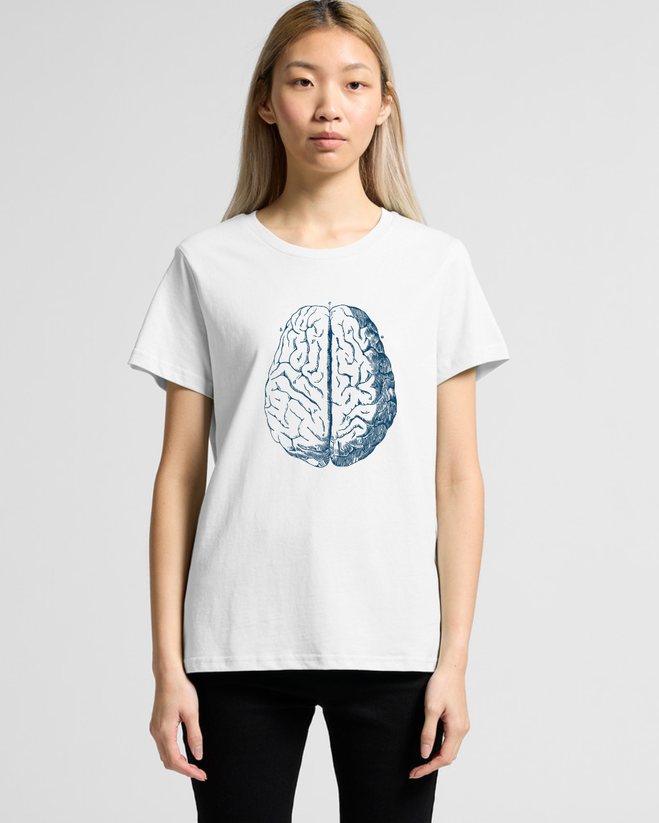 Vintage Brain Diagram Women's T-Shirt