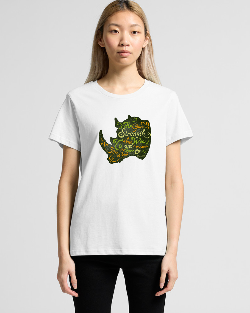 He Gives Strength Women's T-Shirt
