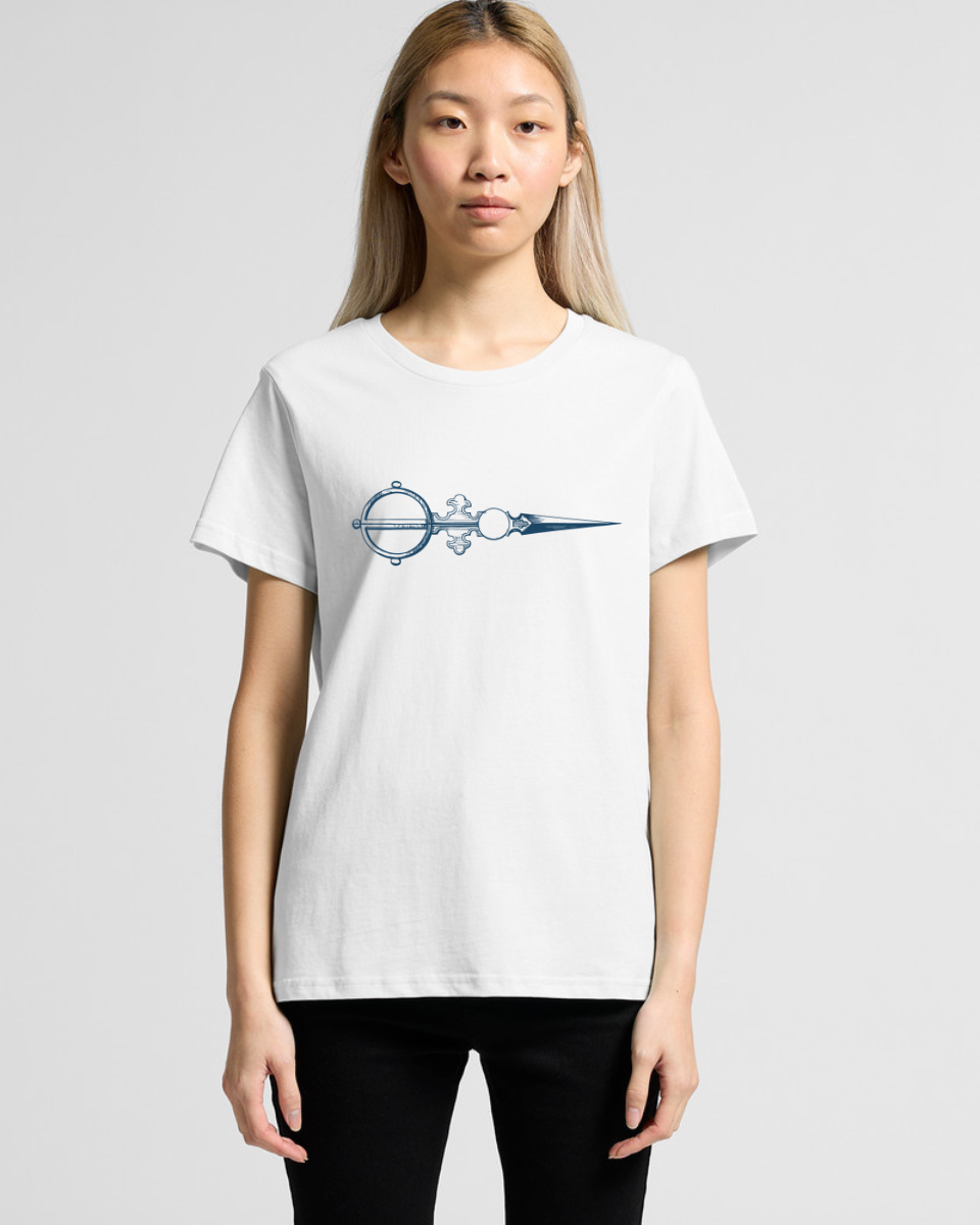 Victorian Needlepoint Scissors Women's T-Shirt
