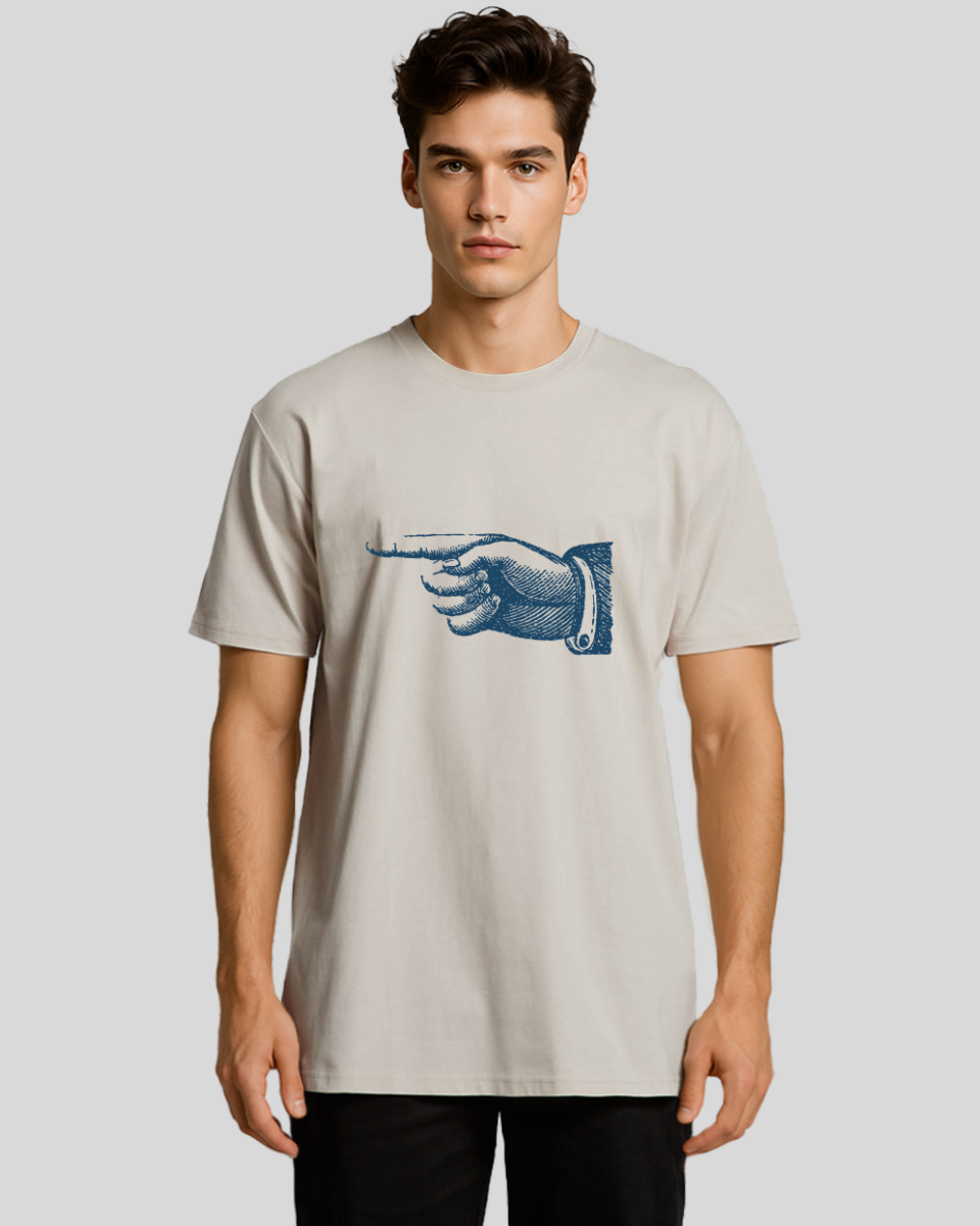 Pointing Finger 2 Men's T-Shirt