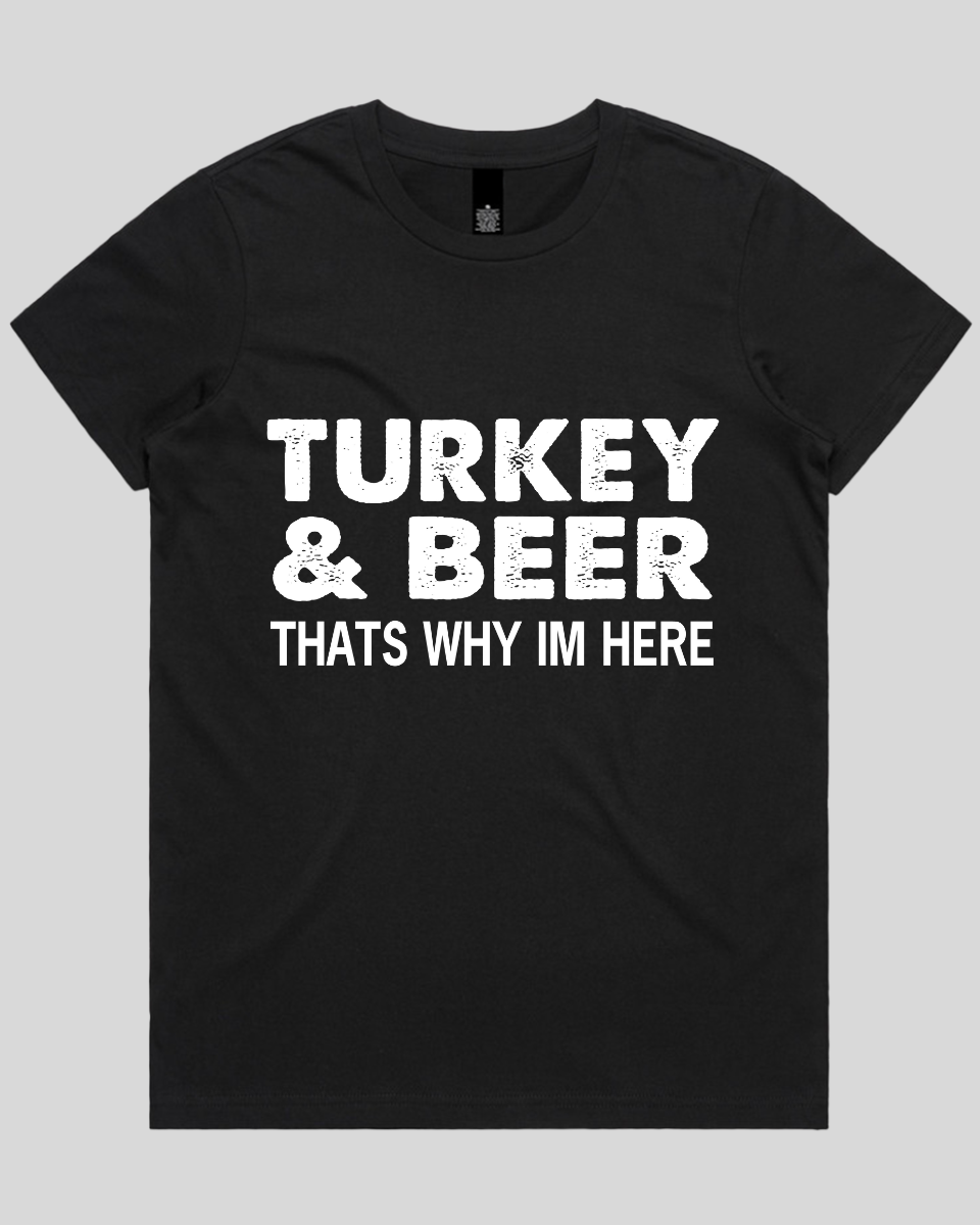 Turkey & Beer Women's T-Shirt