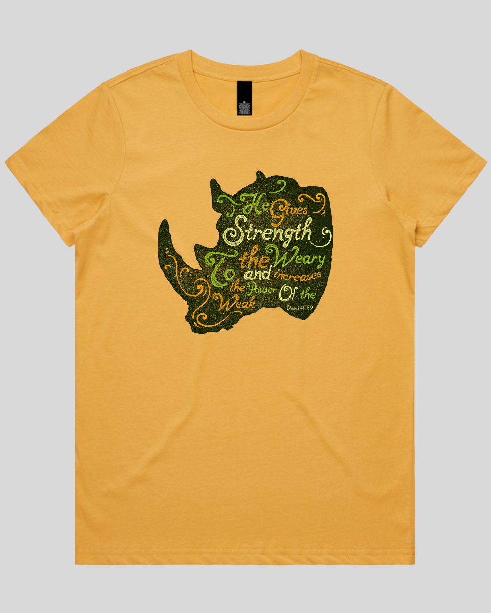 He Gives Strength Women's T-Shirt