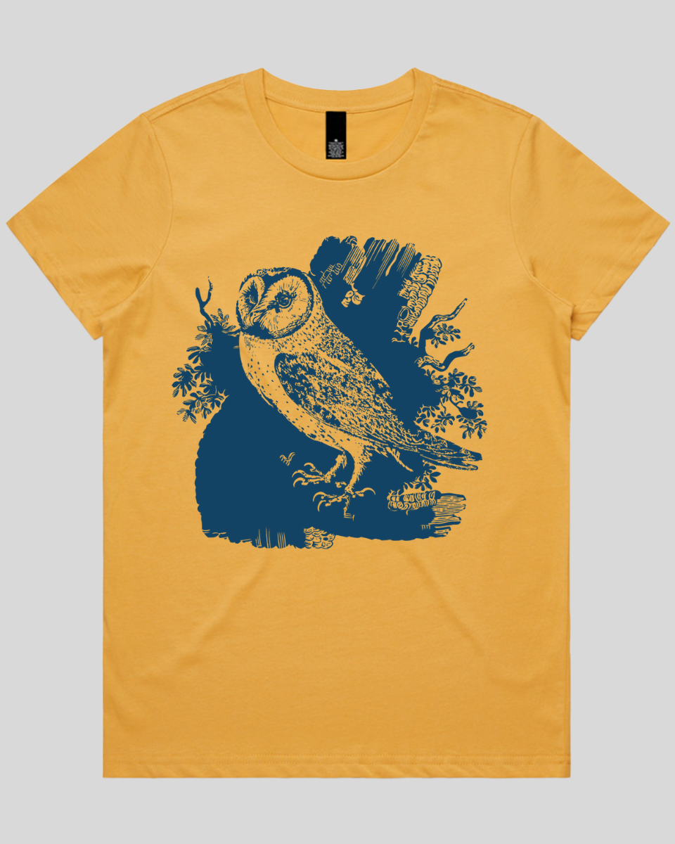 Perched Forest Owl Women's T-Shirt