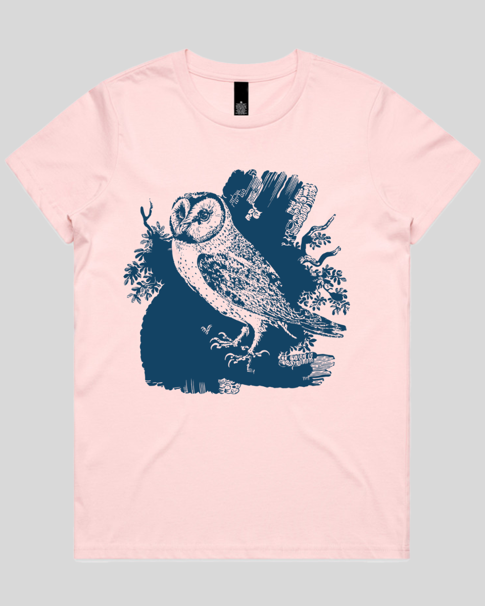 Perched Forest Owl Women's T-Shirt