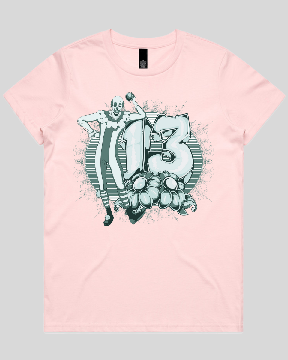Lucky 13 Clown Women's T-Shirt