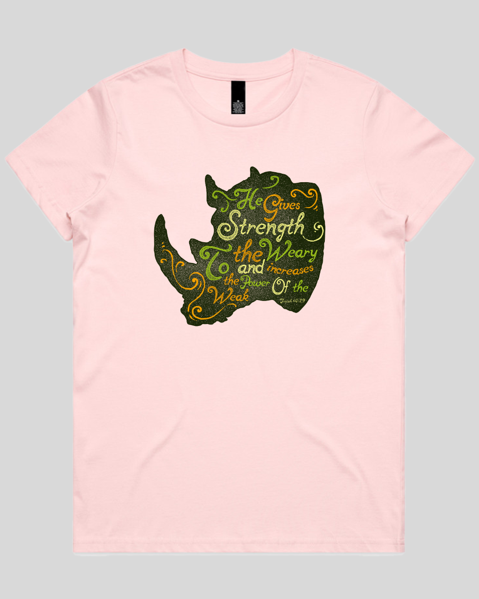He Gives Strength Women's T-Shirt