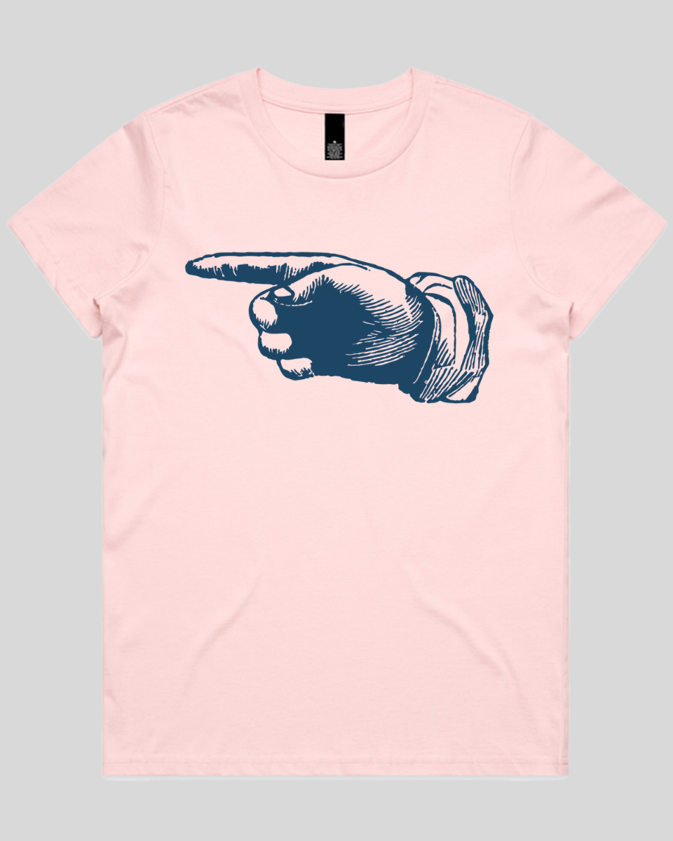 Retro Pointing Hand Women's T-Shirt