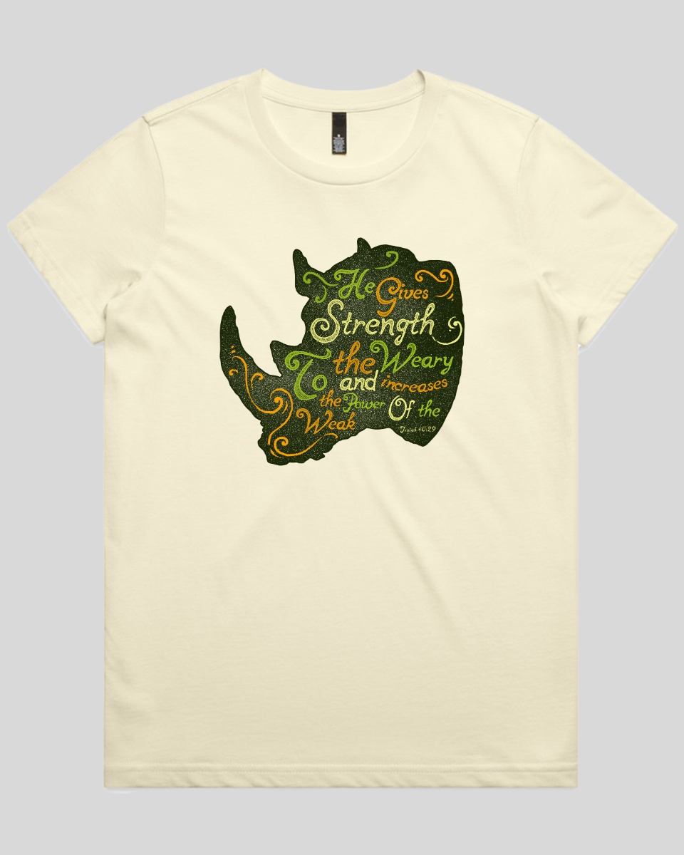 He Gives Strength Women's T-Shirt