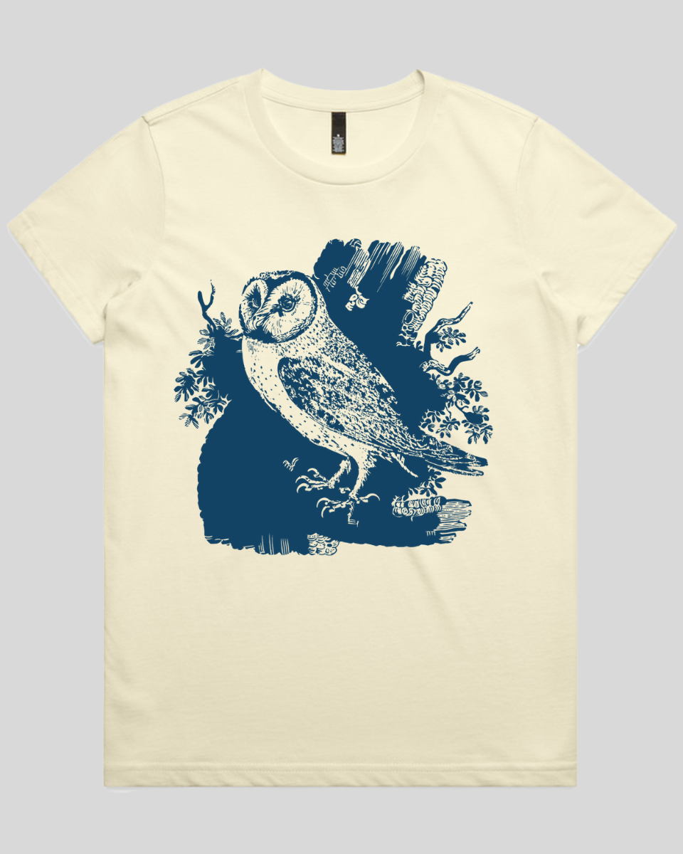 Perched Forest Owl Women's T-Shirt