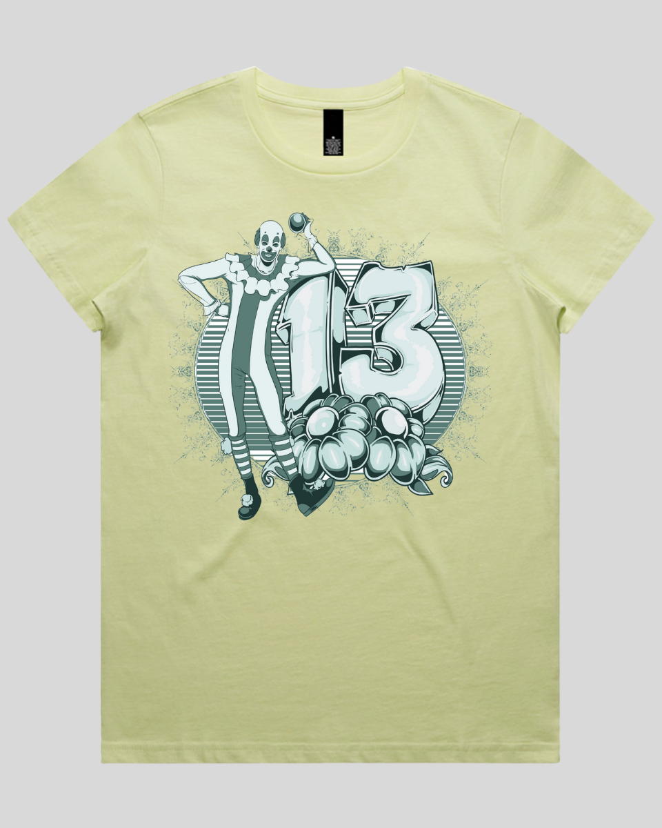 Lucky 13 Clown Women's T-Shirt