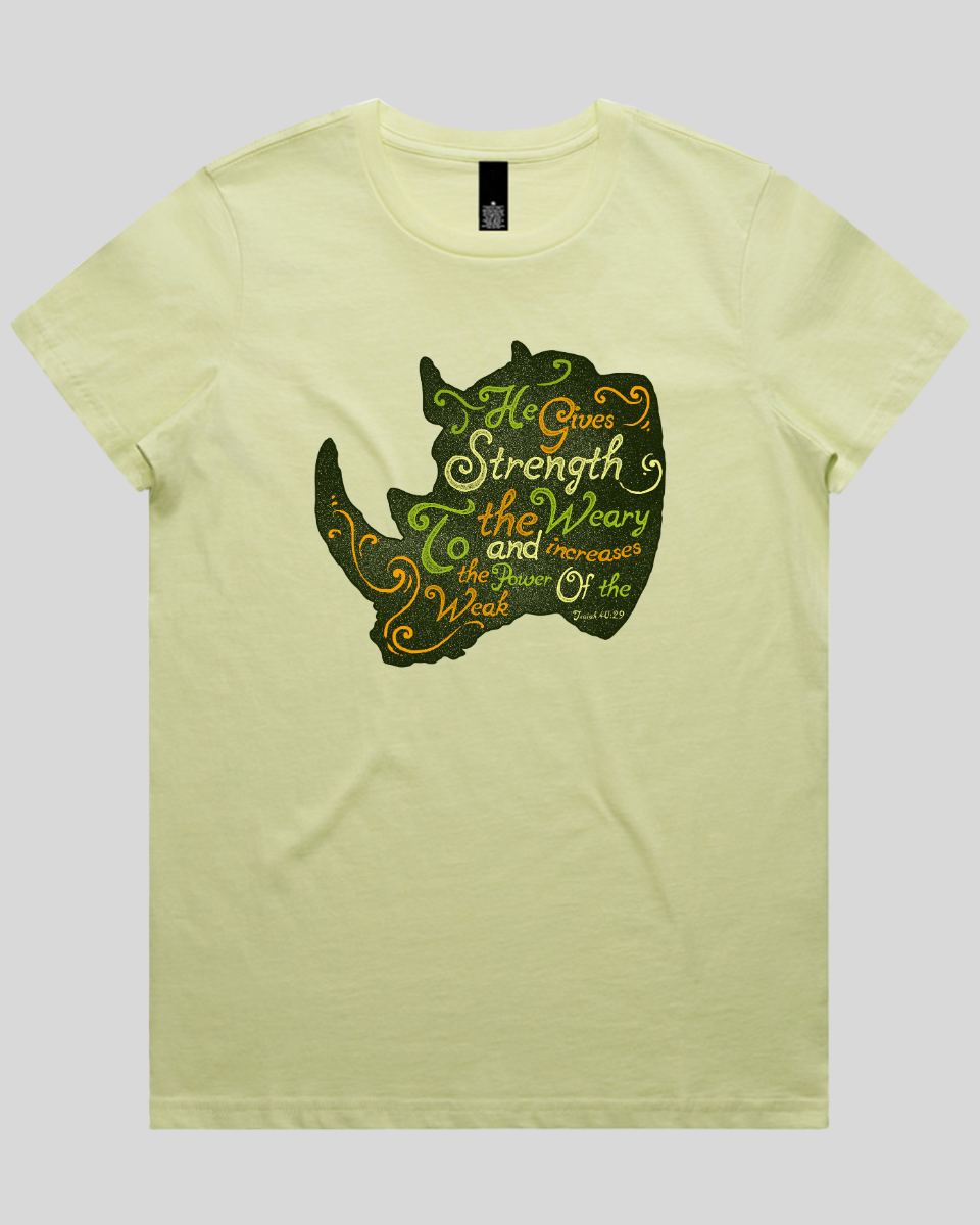 He Gives Strength Women's T-Shirt