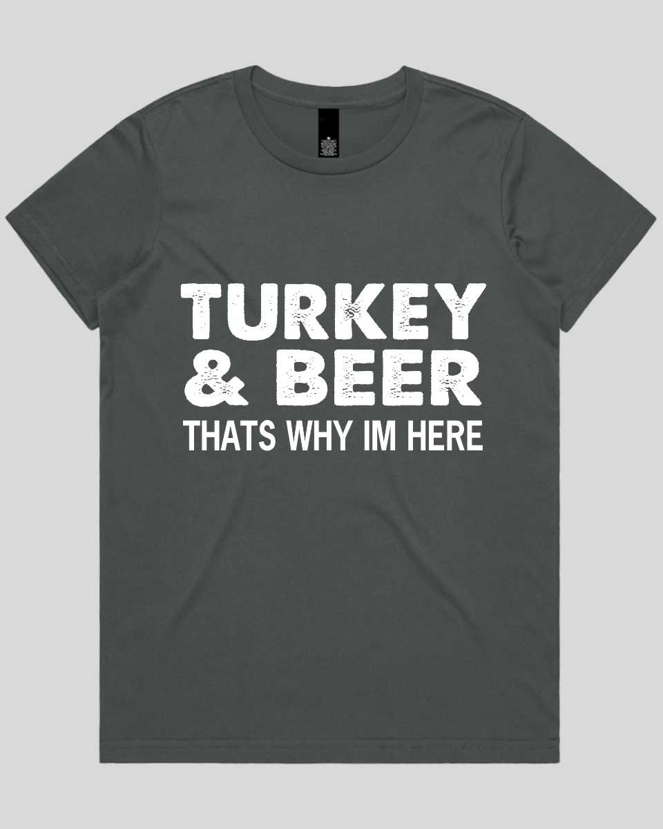 Turkey & Beer Women's T-Shirt