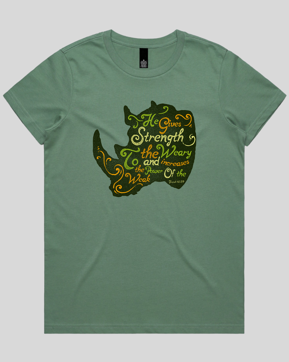 He Gives Strength Women's T-Shirt