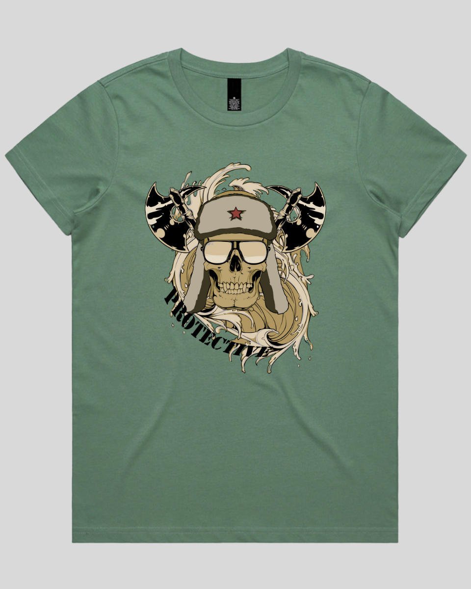 Proactive War Skull Women's T-Shirt