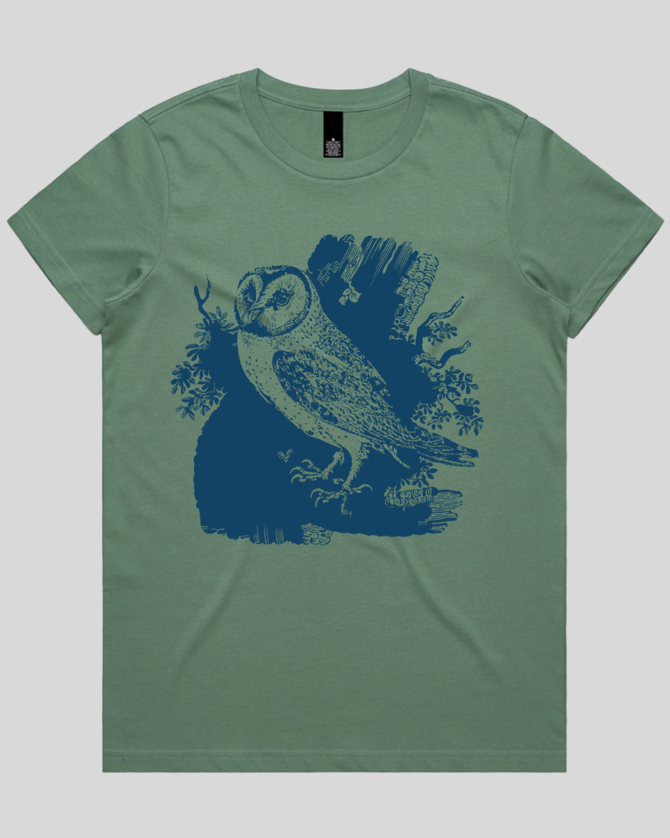 Perched Forest Owl Women's T-Shirt