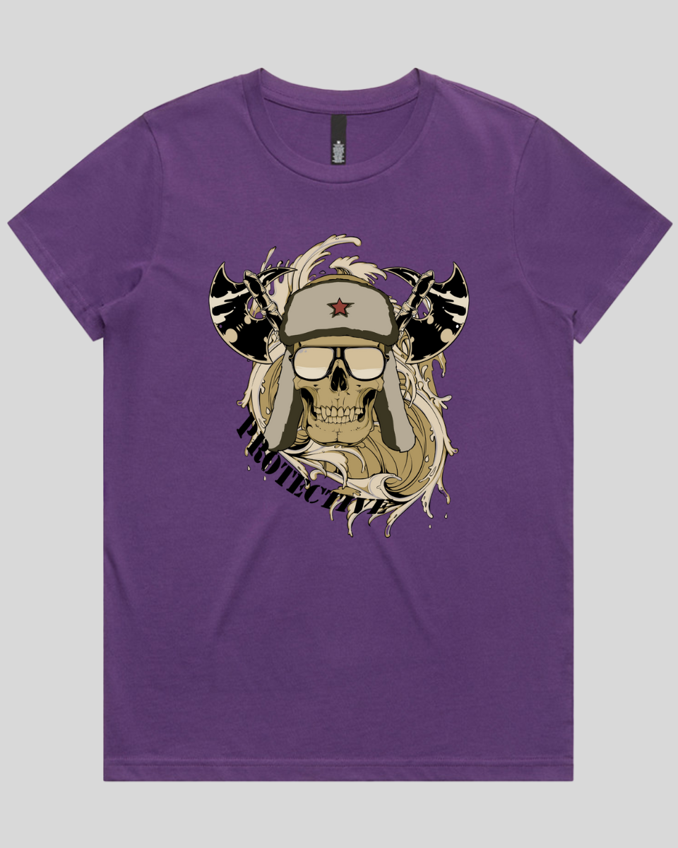 Proactive War Skull Women's T-Shirt