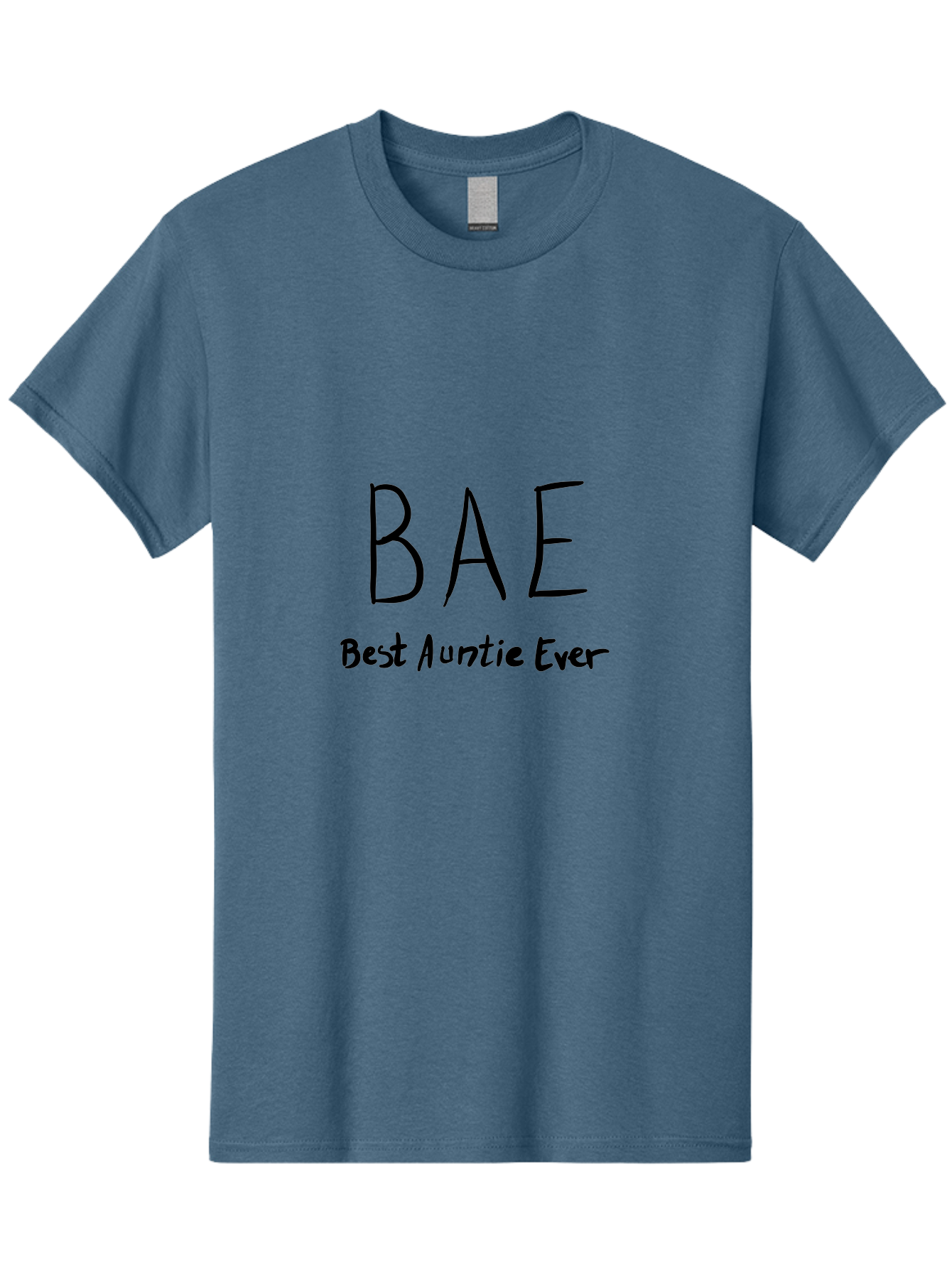 Bae-Best-Auntie-Ever Men'S Graphic Tee, 100% Cotton, Comfortable Casual Summer Wear, Machine Washable, Fun Aunt Gift, Auntie Appreciation, Best Aunt Ever, Bae, Auntie Love, Aunt Quotes, Aunt Life -  Aaa008