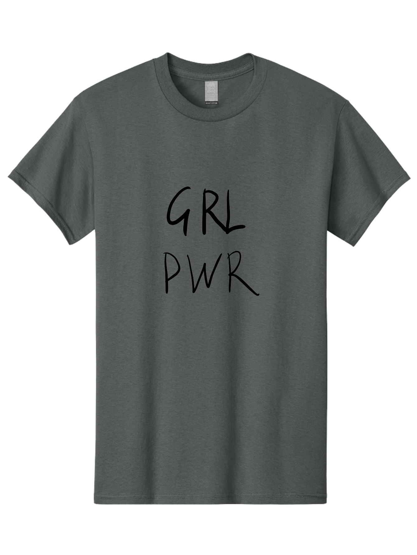 Grl-Pwr Men'S Graphic Tee, 100% Cotton, Comfortable Casual Summer Wear, Machine Washable, Girl Power, Female Empowerment, Feminist Movement, Women'S Rights, Strong Women, Social Justice -  Aaa049