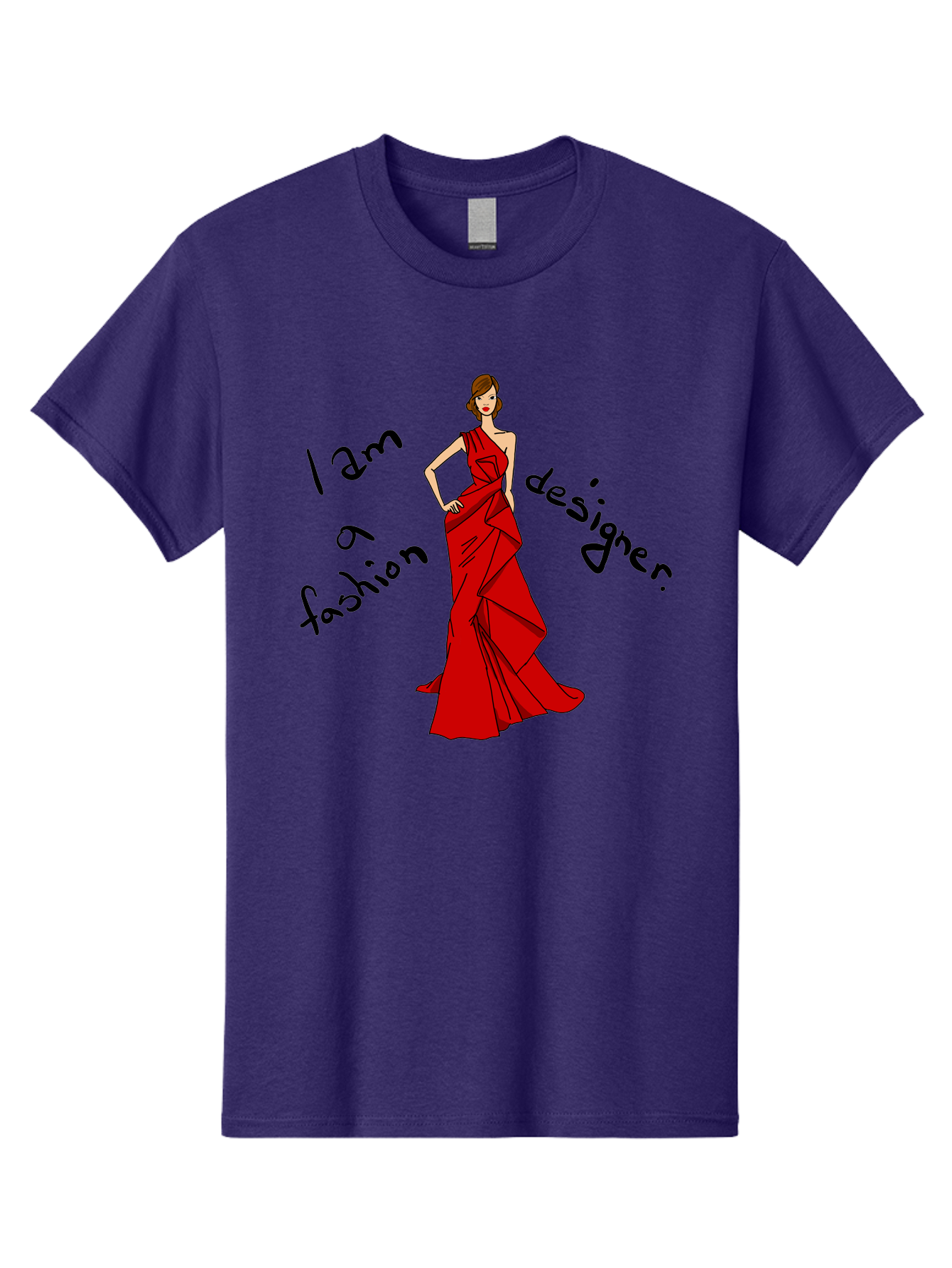 fashion designer, stylish woman, red dress, elegant pose, fashion statement, design inspiration, fashion illustration, designer clothing