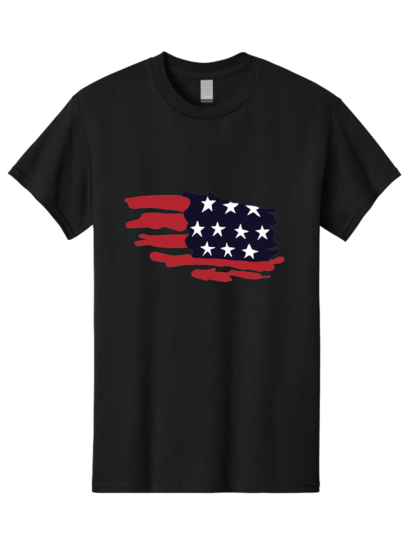 American flag, red and white stripes, white stars, patriotic symbol, US national flag, freedom representation, abstract design, artistic expression
