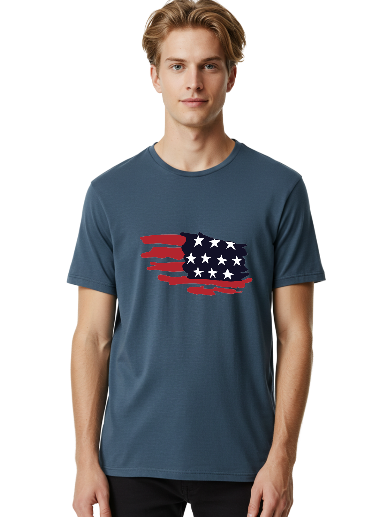American flag, red and white stripes, white stars, patriotic symbol, US national flag, freedom representation, abstract design, artistic expression